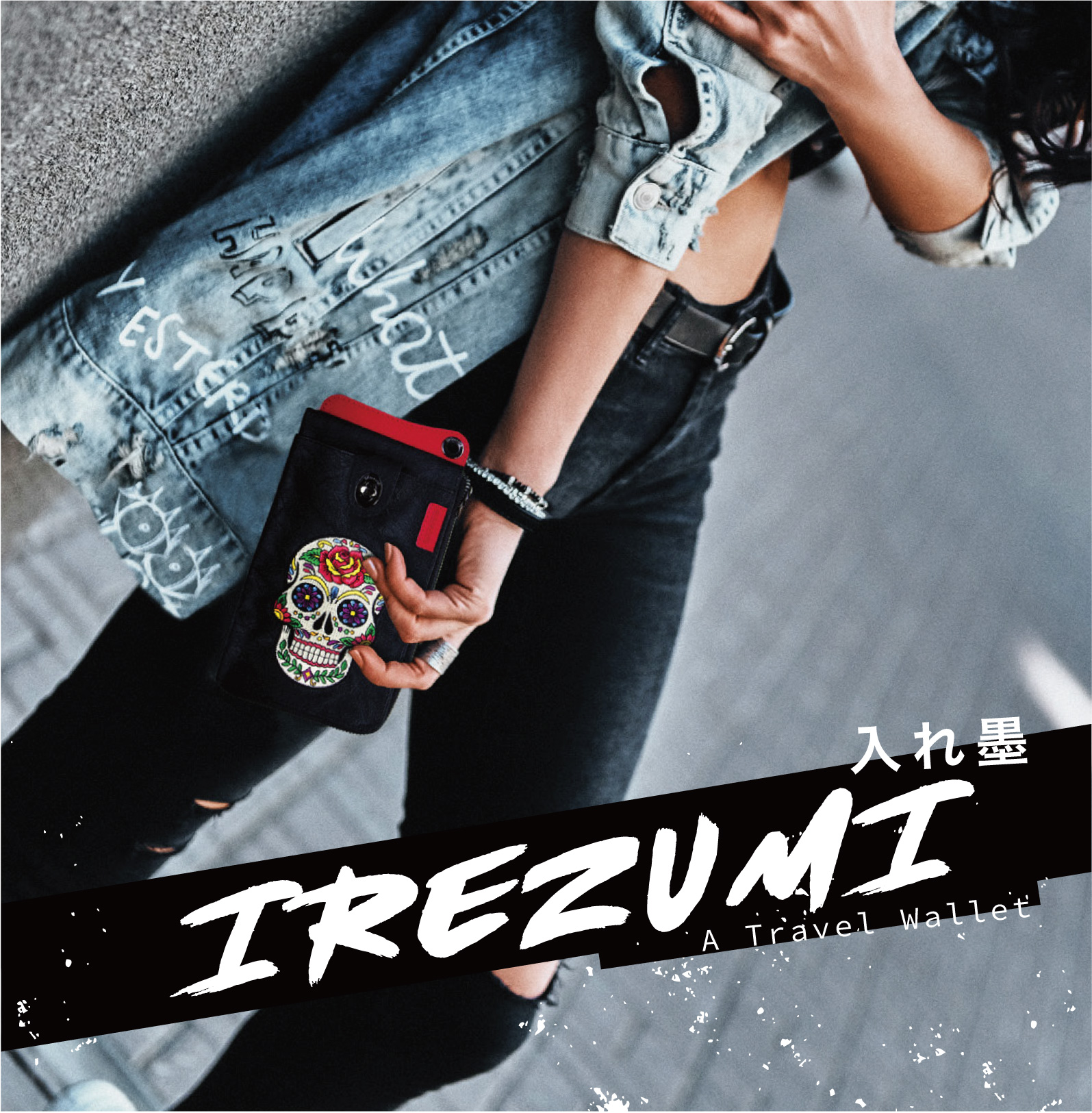 Taiwan IREZUMI Travel Passport Wallet (Side Back + Handheld)-ONI
